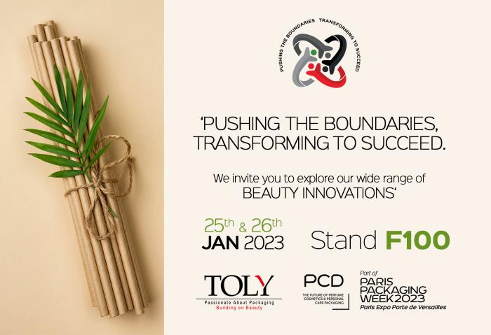 Toly is returning to Paris Packaging Week!